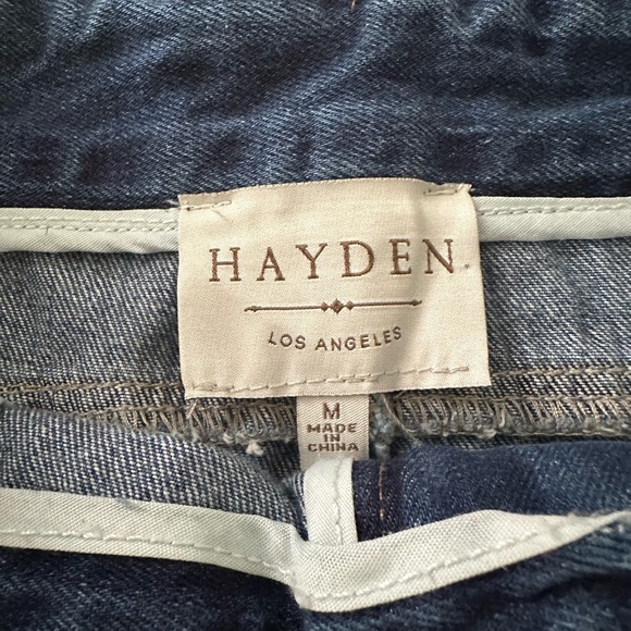 Hayden Los Angeles Denim Distressed Skirt. - Picture 3 of 6